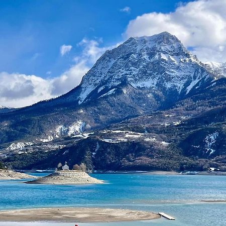 Joli T2 - Vue Sur Lac - 5 Min Du Plan D'Eau D'Embrun 巴拉迪亚 外观 照片