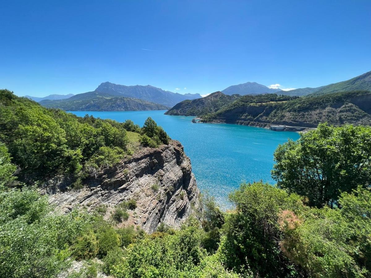 Joli T2 - Vue Sur Lac - 5 Min Du Plan D'Eau D'Embrun 巴拉迪亚 外观 照片
