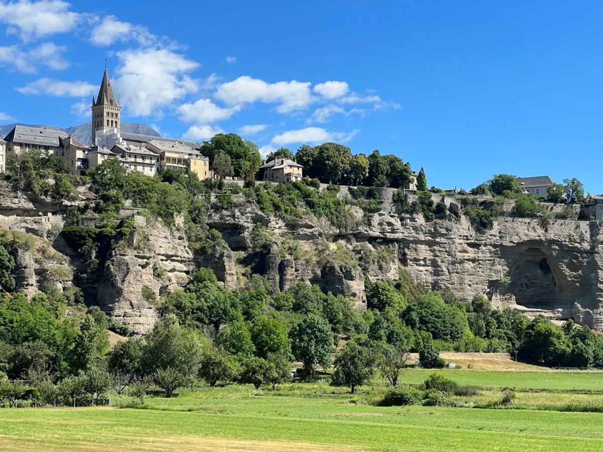 Joli T2 - Vue Sur Lac - 5 Min Du Plan D'Eau D'Embrun 巴拉迪亚 外观 照片